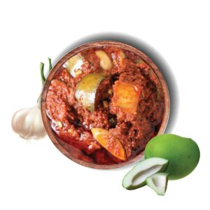 Avakaya with Garlic Pickle