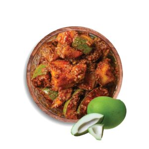 Avakaya without Garlic Pickle